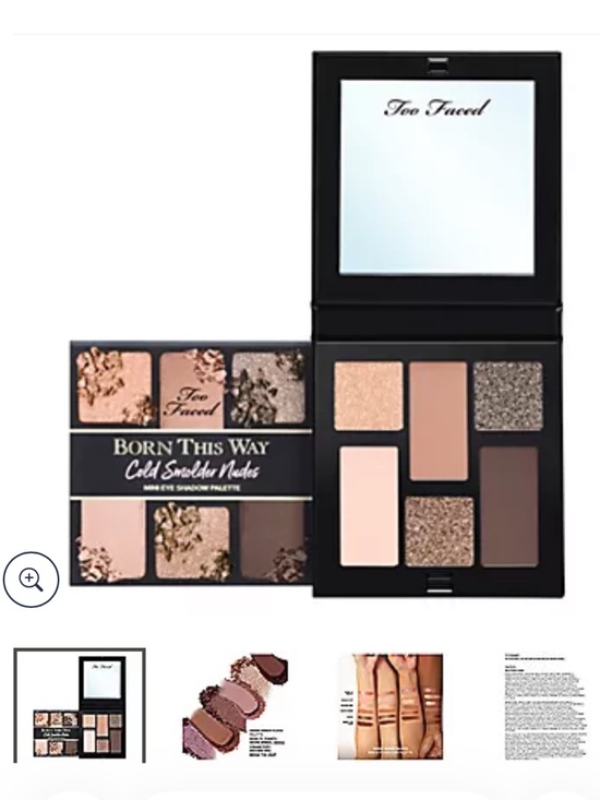 Too Faced Other - Too Faced Born This Way Mini Eyeshadow Palette - Nude, Brown, Gold, Champagne